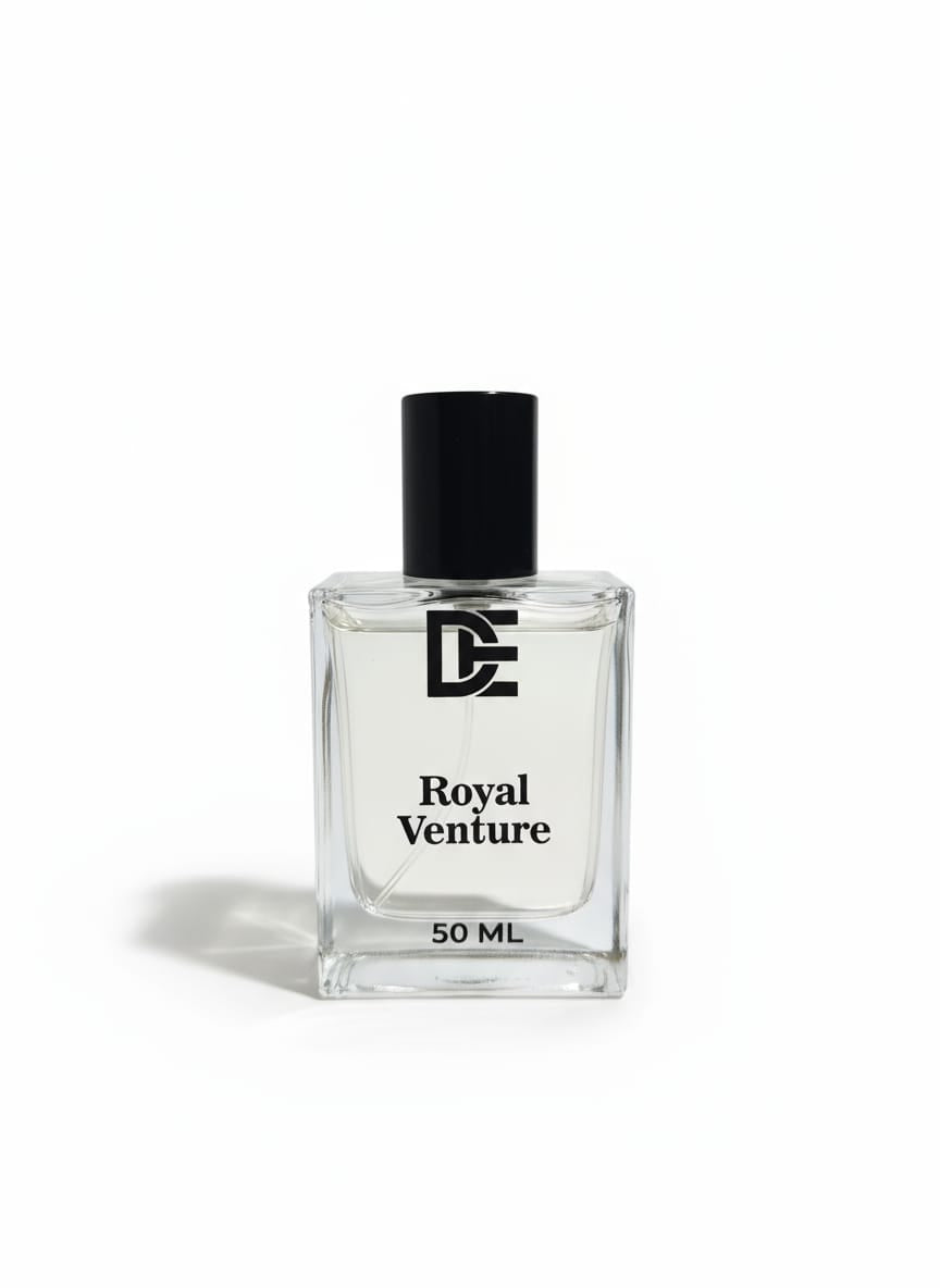 Dasht Essence Royal Venture perfume bottle – a long-lasting impression fragrance for men inspired by David Beckham with woody and spicy accords