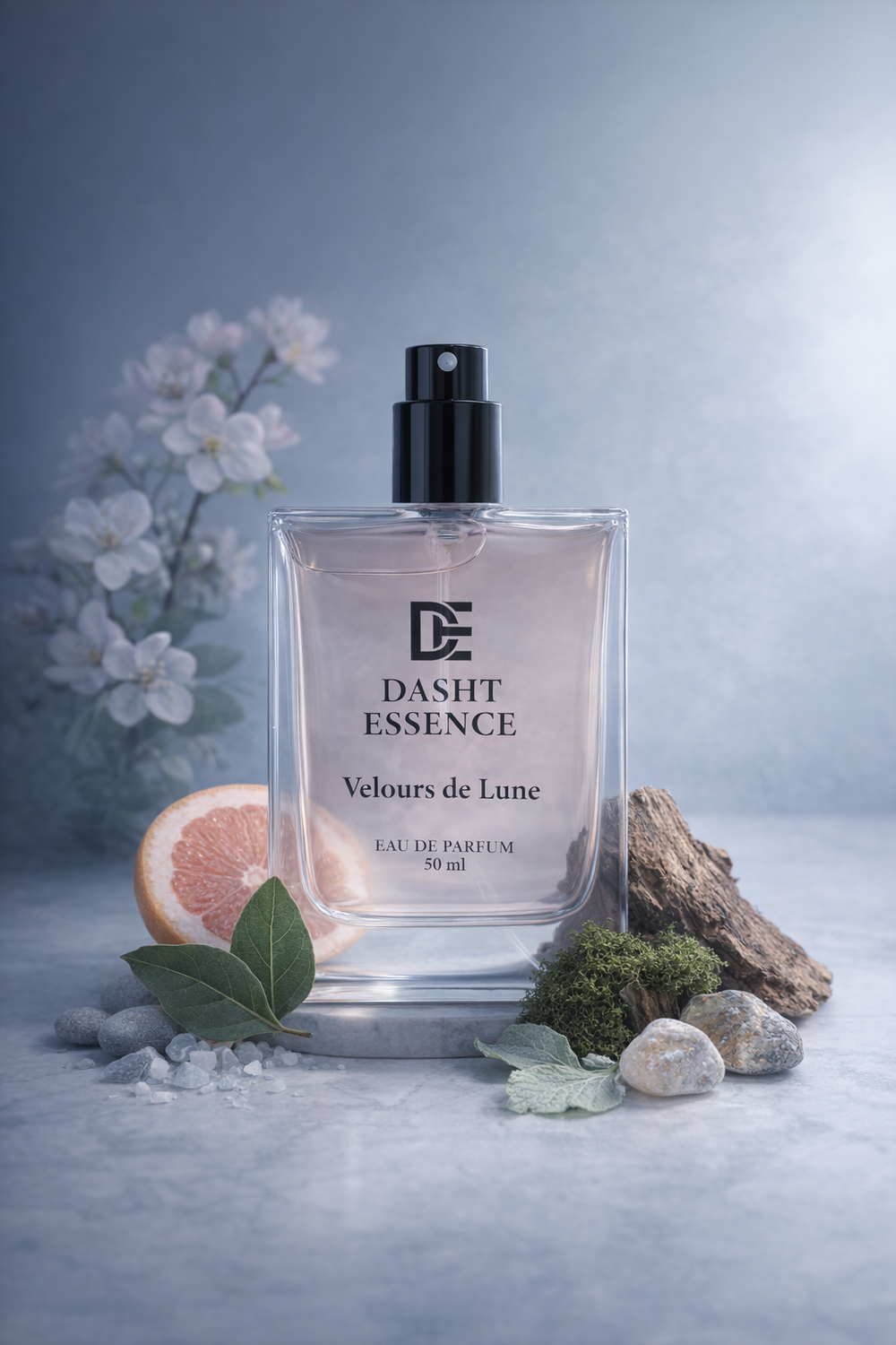 Velours De Lune - Fresh Marine Floral Perfume for Women | Dasht Essence