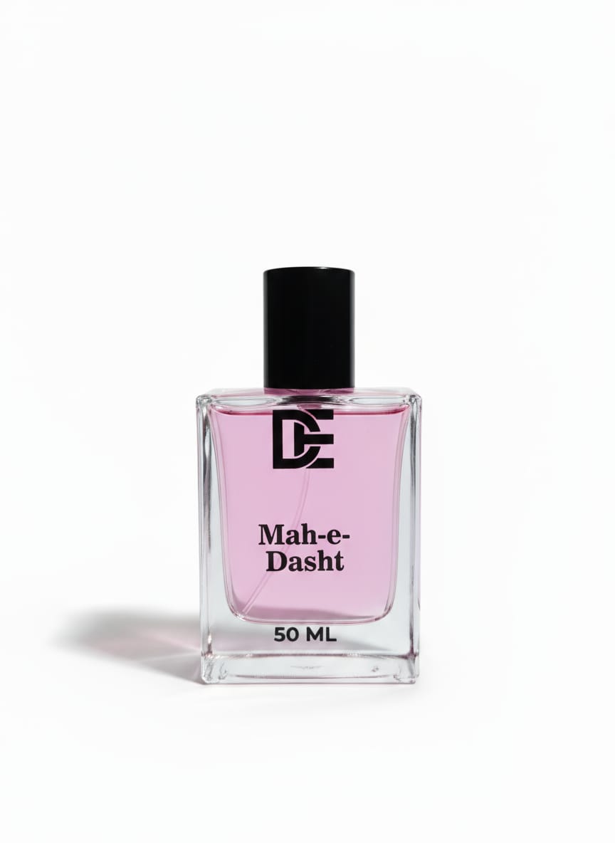 Mah-e-Dasht Bright Crystal inspired perfume front view bottle photo