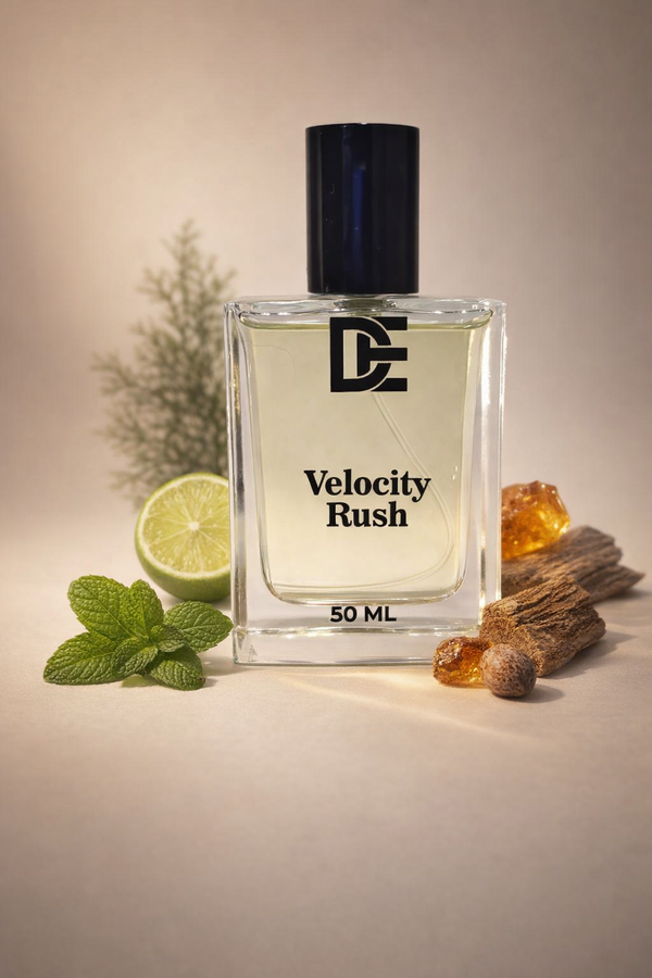 Velocity Rush For Men – Long Lasting Fresh Woody Eau de Parfum (50ml)