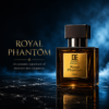 Dasht Essence Royal Phantom luxury aquatic unisex perfume bottle with ocean blue cinematic background