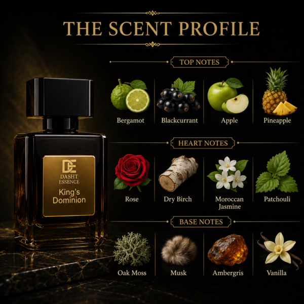 King’s Dominion scent profile with fragrance notes by Dasht Essence